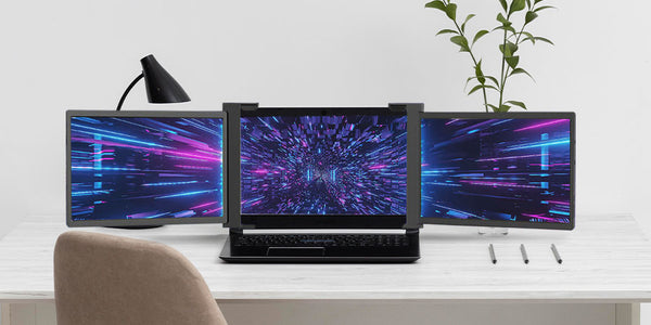 How To Mount Triple Monitors For Laptops