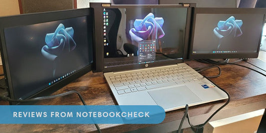 Fopo 12-Inch Triple Monitor Extender Review: Clunky And More Fragile Than Standalone Portable Monitors - fopomonitor
