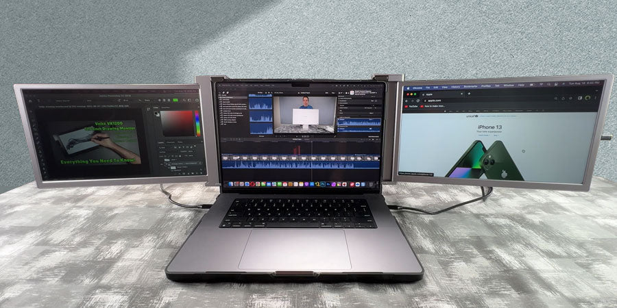 Maximizing Your Workflow with a Triple Portable Monitor: Tips and Tricks - fopomonitor