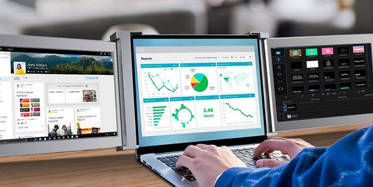 What Types Of Image Quality Do Portable Triple Monitors For Laptops Have? - fopomonitor
