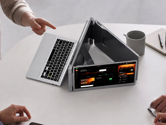 FOPO® S7 Dual 14" Portable Monitor Extender for Laptop – Expand Your Screen Workspace