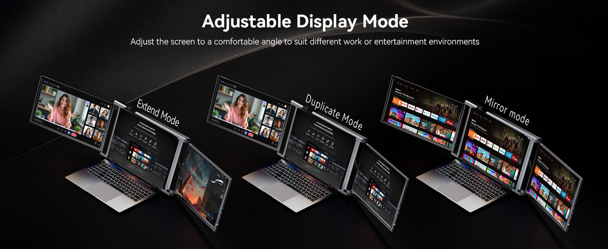 FOPO S1 14-Inch Dual-Screen Laptop Extender | 1080P Portable Monitors