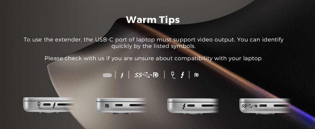 FOPO S1 14-Inch Dual-Screen Laptop Extender | 1080P Portable Monitors