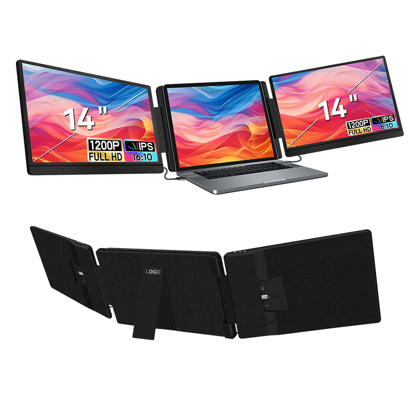 FOPO 14 Inch Triple Monitor
