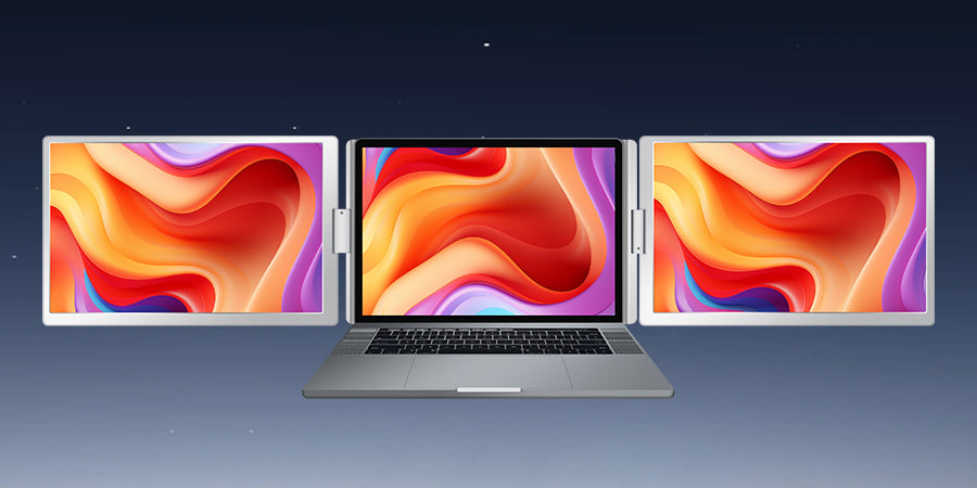 Fopo | Triple Portable Monitors & Laptop Screen Extenders