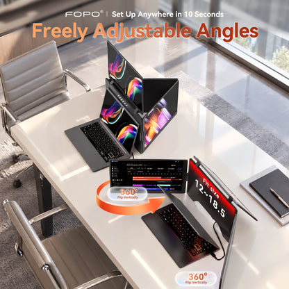 FOPO® Laptop Screen Extender Series | Portable Multi-Screen Workstations for Ultimate Productivity