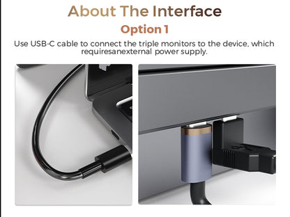 FOPO® Triple Laptop Screen Extender | Portable 3-Screen Monitor for Ultimate Productivity