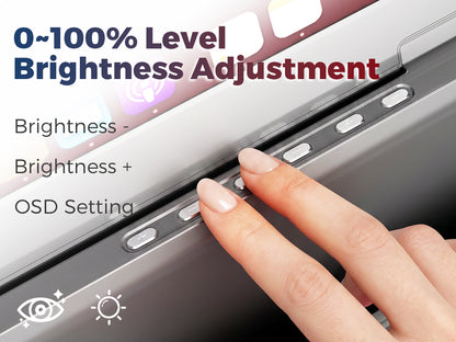 FOPO S788 16" Triple Laptop Screen Extender – 1920×1200 FHD IPS Portable Monitor