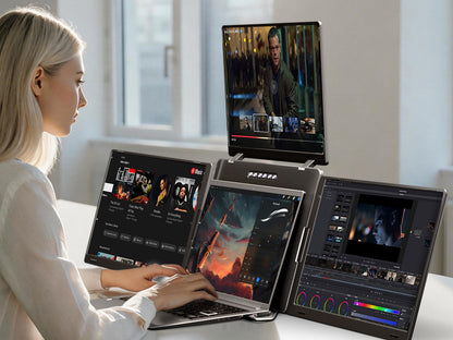 FOPO® S980 15.3" Triple Laptop Screen Extender | 1920×1200 IPS
