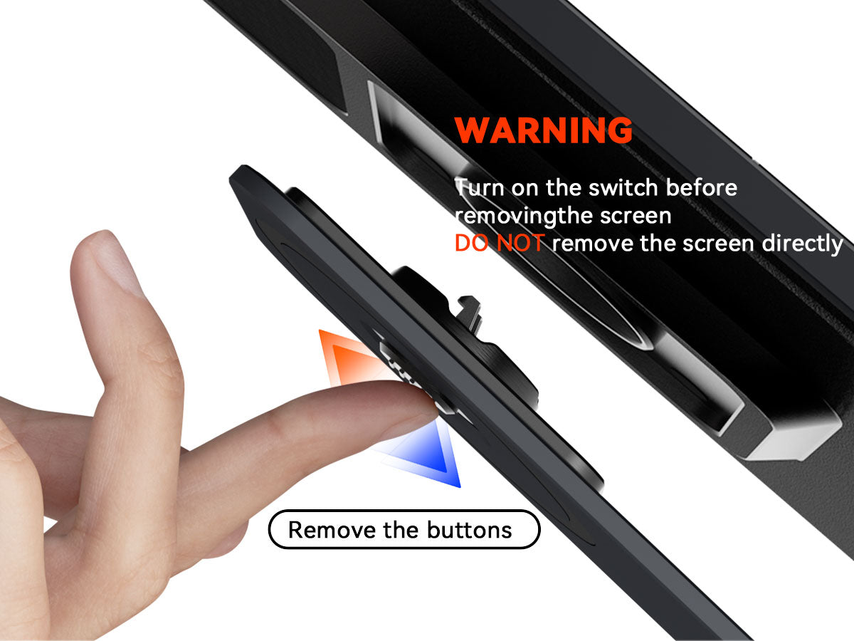 FOPO® S9G Dual 16" Laptop Screen Extender | Detachable 1200P IPS Monitors
