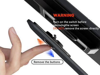 FOPO® S9G Dual 16" Laptop Screen Extender | Detachable 1200P IPS Monitors