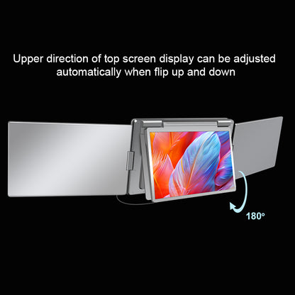 FOPO® S888 Three-Fold Portable Monitor – 1 Cable for 3 Displays | 15.6" 1080P IPS
