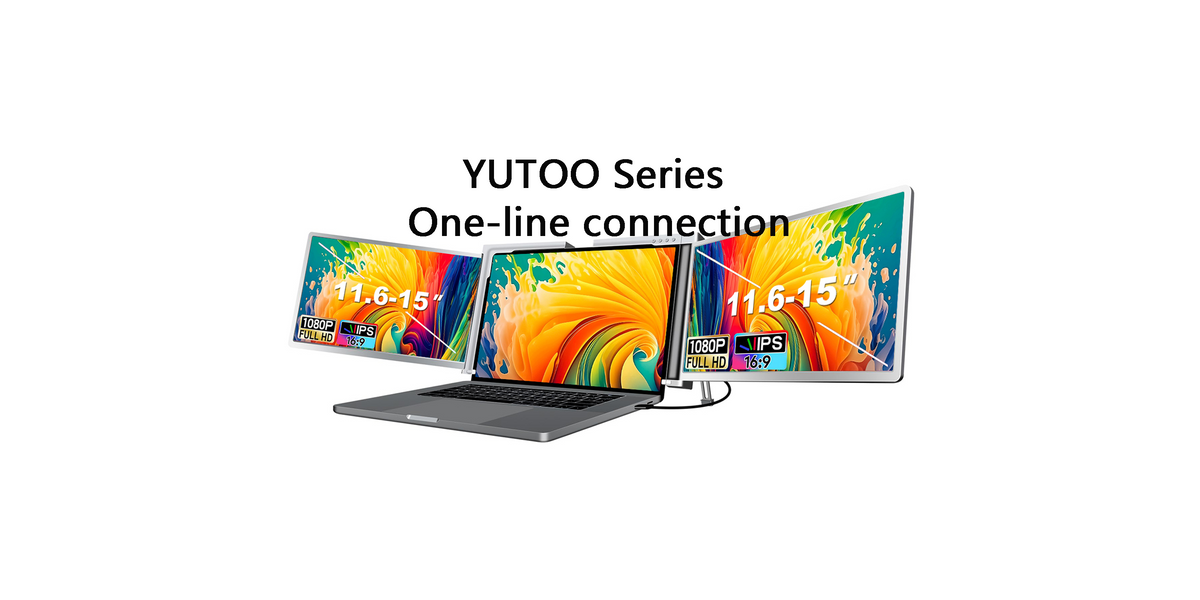 Fopo | Triple Portable Monitors & Laptop Screen Extenders